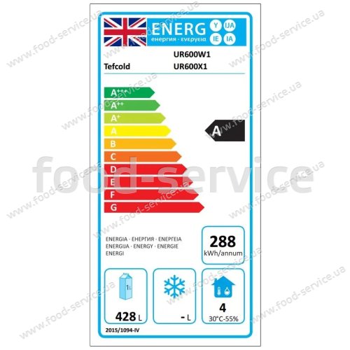 Холодильна шафа TEFCOLD UR600X1